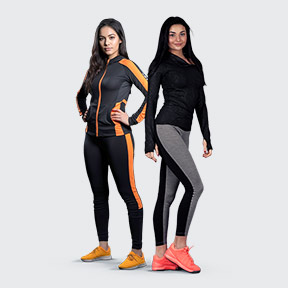 Femme tenue de sport sale