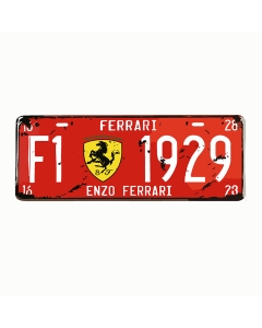 Plaque MDF Formula One 40x15 cm Vinyle Mat