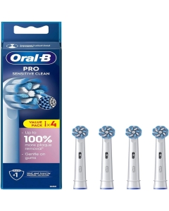 Lot de 4 Brossettes de Rechange PRO Sensitive Clean ORAL-B-Rose