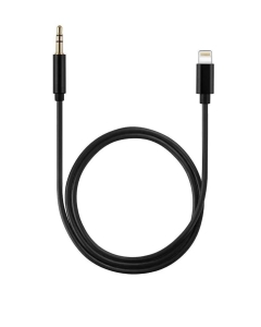 Câble Adaptateur JH-023 de Conversion audio Lightning iPhone vers Jack 3,5mm Noir