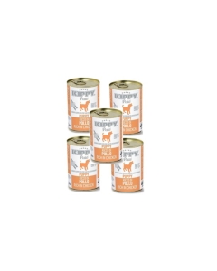 Lot de 5 Boîtes 400g Poulet pour Chiens Junior Kippy