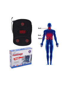 Mini Coussin Robotique Massage À 3 Moteurs De Vibration Avec Commande