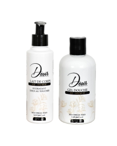 Le Duo lait de corps et gel douche en jasmin 