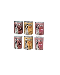 Lot De 6 Boîtes 415g Nourriture Pour Chiens Adulte Simba