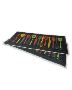 Set de 2 Tapis Cuisine Motif 3