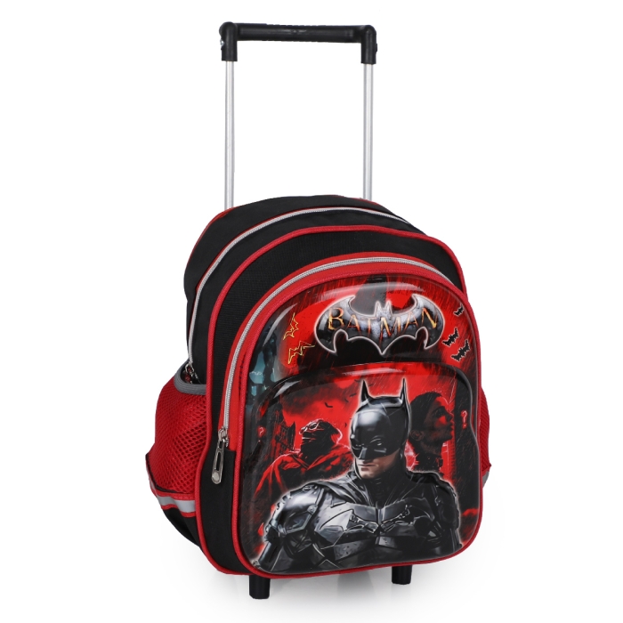 Cartable a Roulettes pour Garcon Motif Batman pour Maternelle et Preparatoire