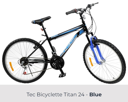 Tec bicyclette titan 24 '' bleu